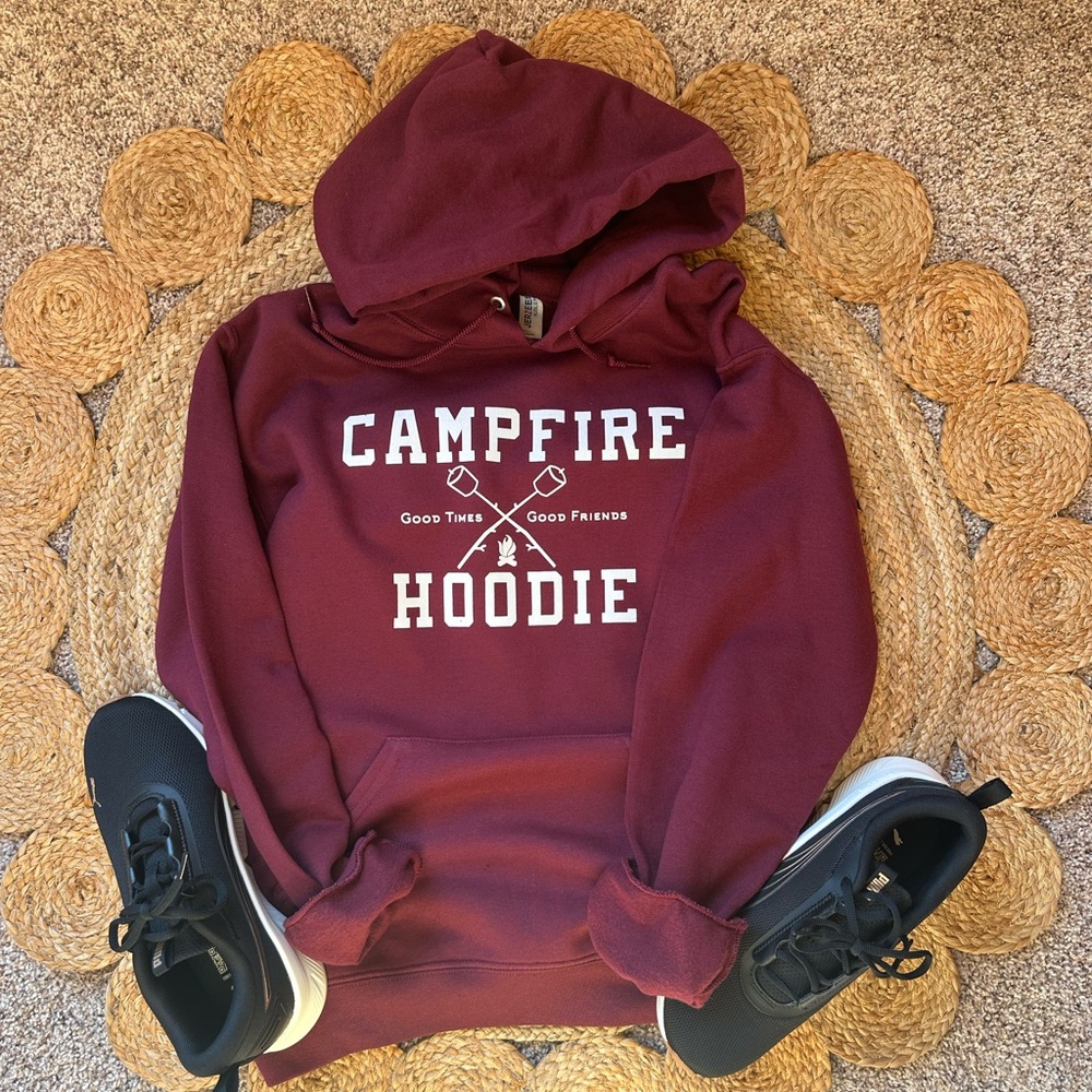 Campfire Hoodie in Maroon
Brand New
